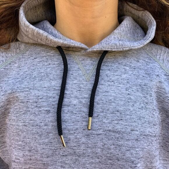 DSquared2 gray hooded iconic sweatshirt, made in Italy, logo along sleeves, L - Picture 3 of 10